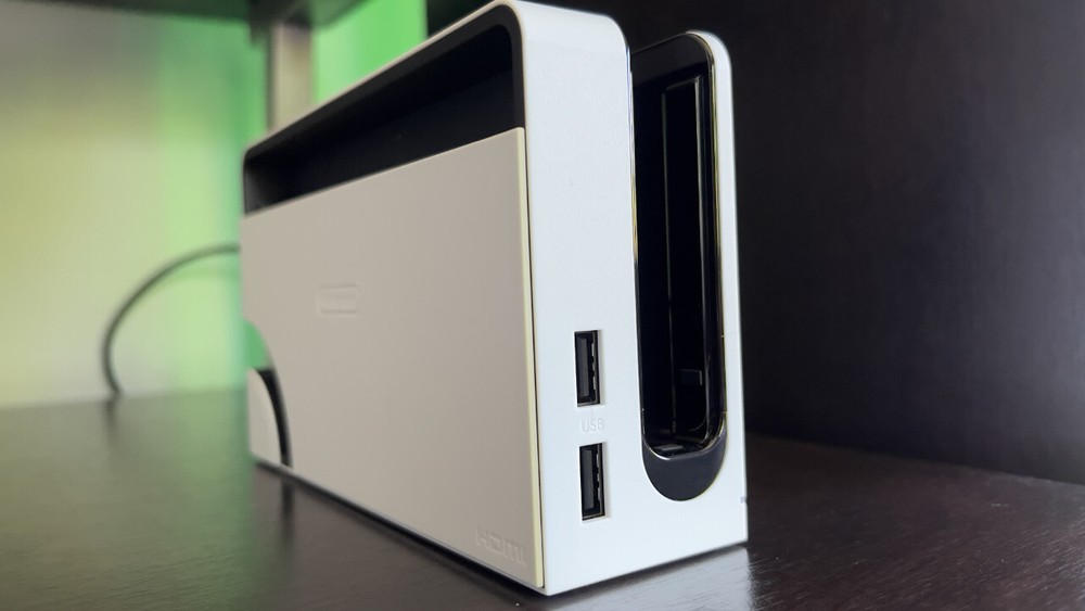 🔥 [LAN WHITE DOCK + HDMI and Cable ONLY] From OLED NINTENDO SWITCH Console 🔥