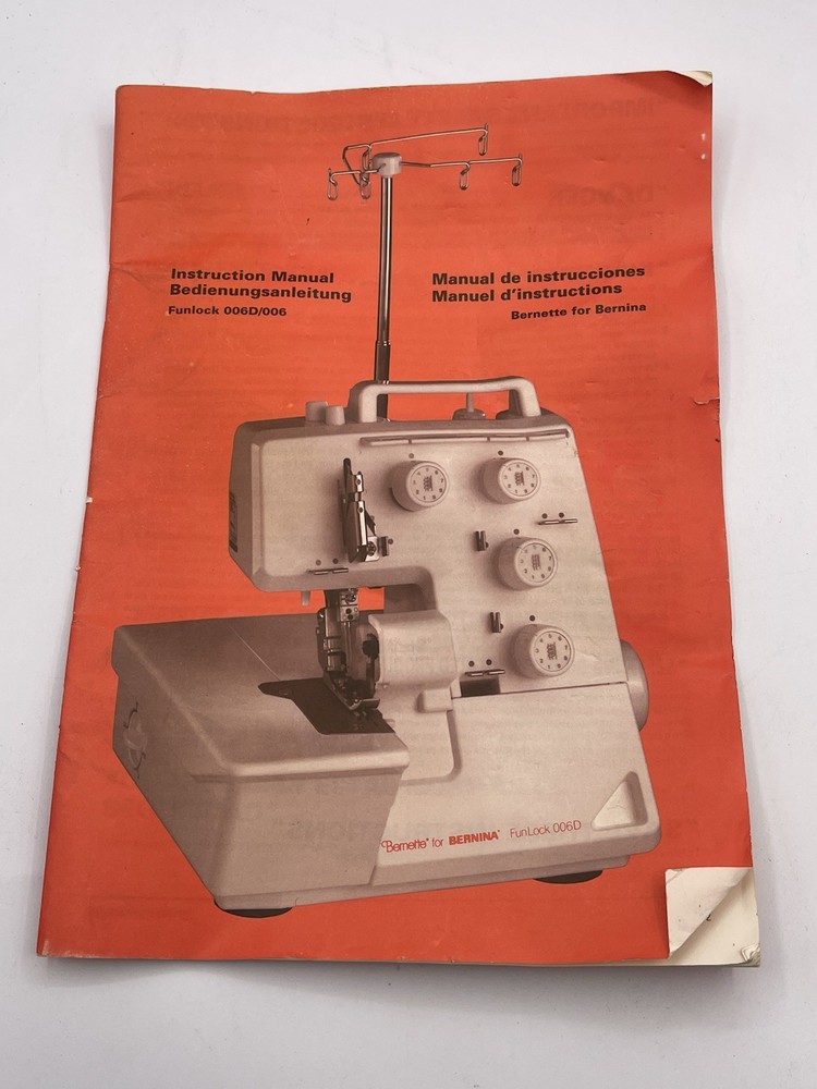 Bernette by Berninia Funlock 006D Sewing Machine, Accessories /Tested & Working