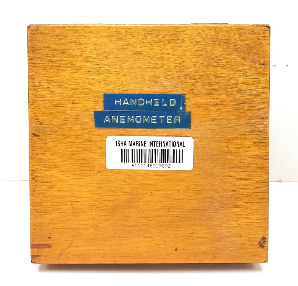 VEB Handheld Anemometer Analog Meter 872496