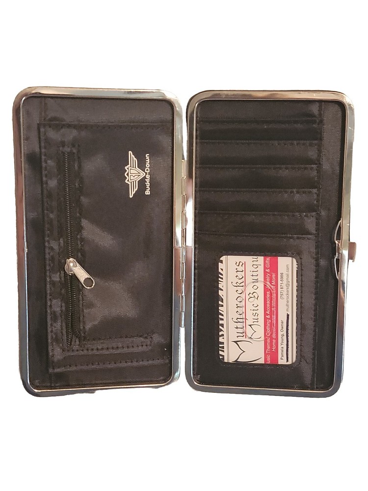 GRATEFUL DEAD DANCING BEAR BLUE HINGED WALLET