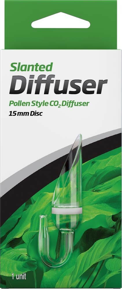 Seachem Glass Slanted Diffuser- Pollen Style CO2 Diffuser, 15mm Disc*