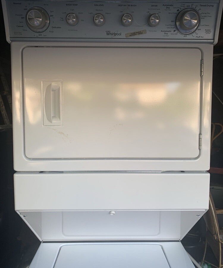 Whirlpool Stacked Washer And Dryer