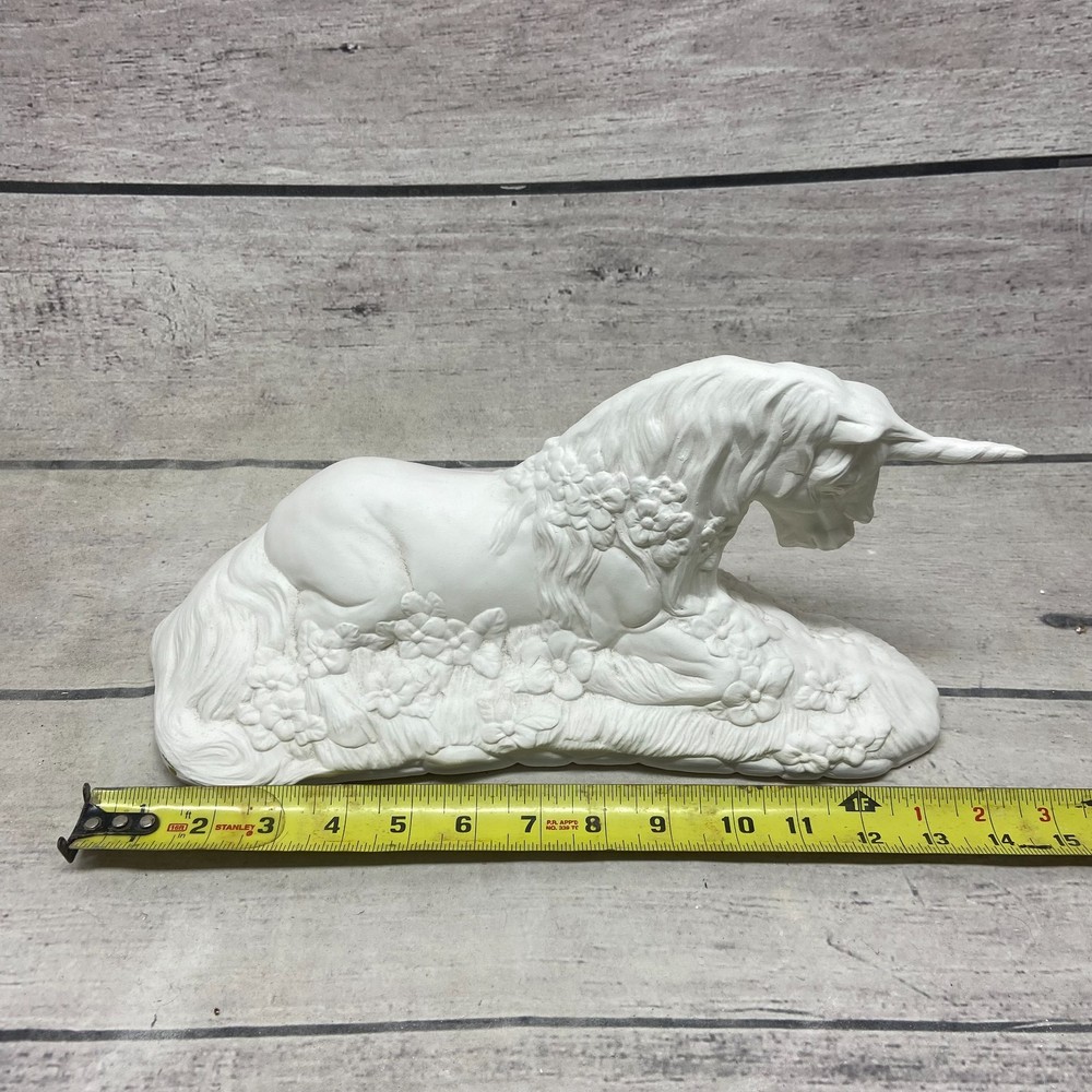 Unbranded Ceramic Casting Mold Bisque Unicorn Statue Figurine