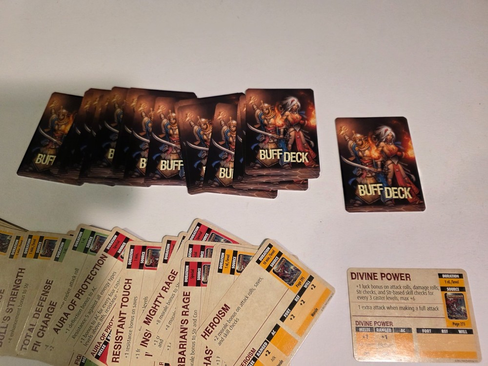 Pathfinder Buff Deck Paizo ☆ Authentic ☆