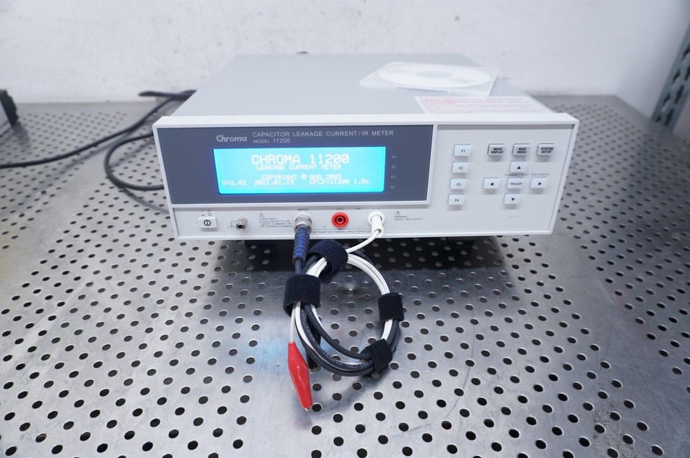 Chroma MODEL 11200 Capacitor Leakage Current / IR Meter