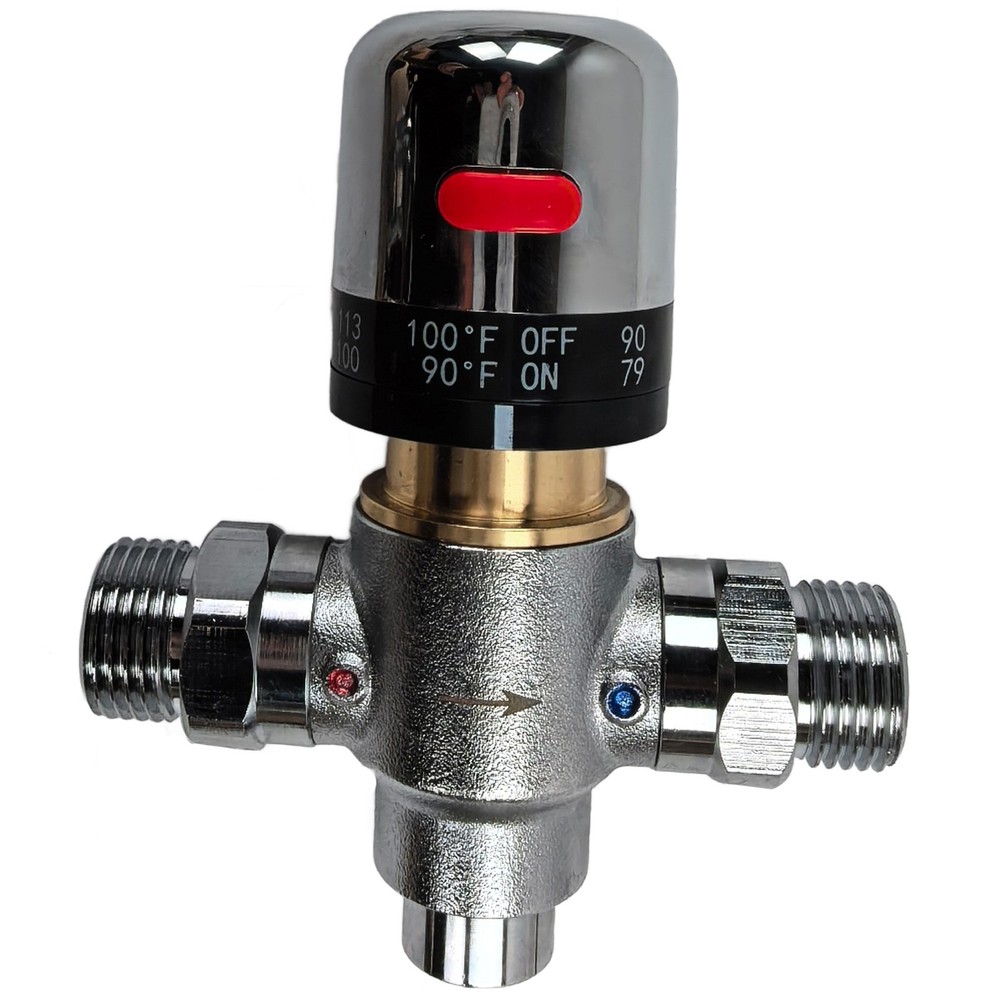 Adjustable Temp Bypass Valve Kit for Instant Hot Water Recirculating 500800