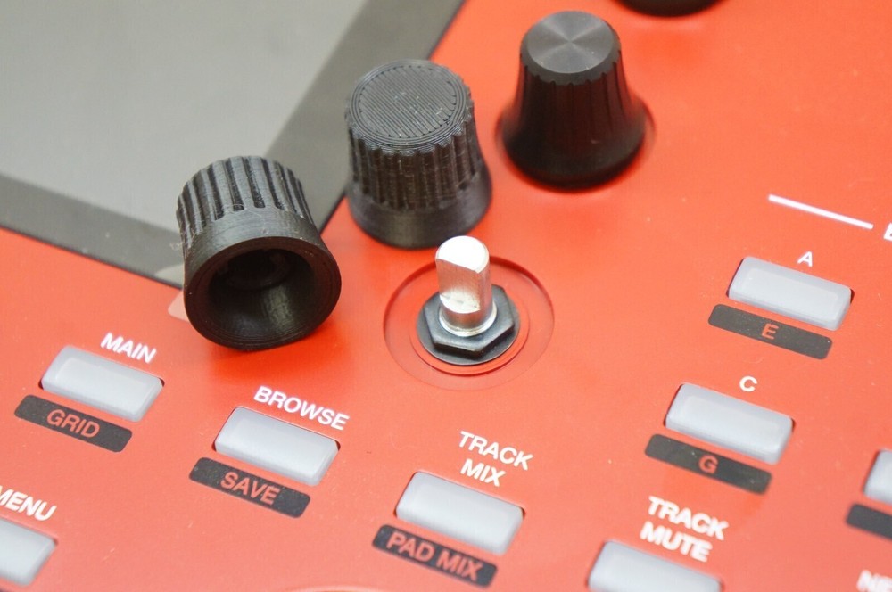 Replacement Small Selector Knob Dial for Akai Professional One+ MIDI (2-pack)