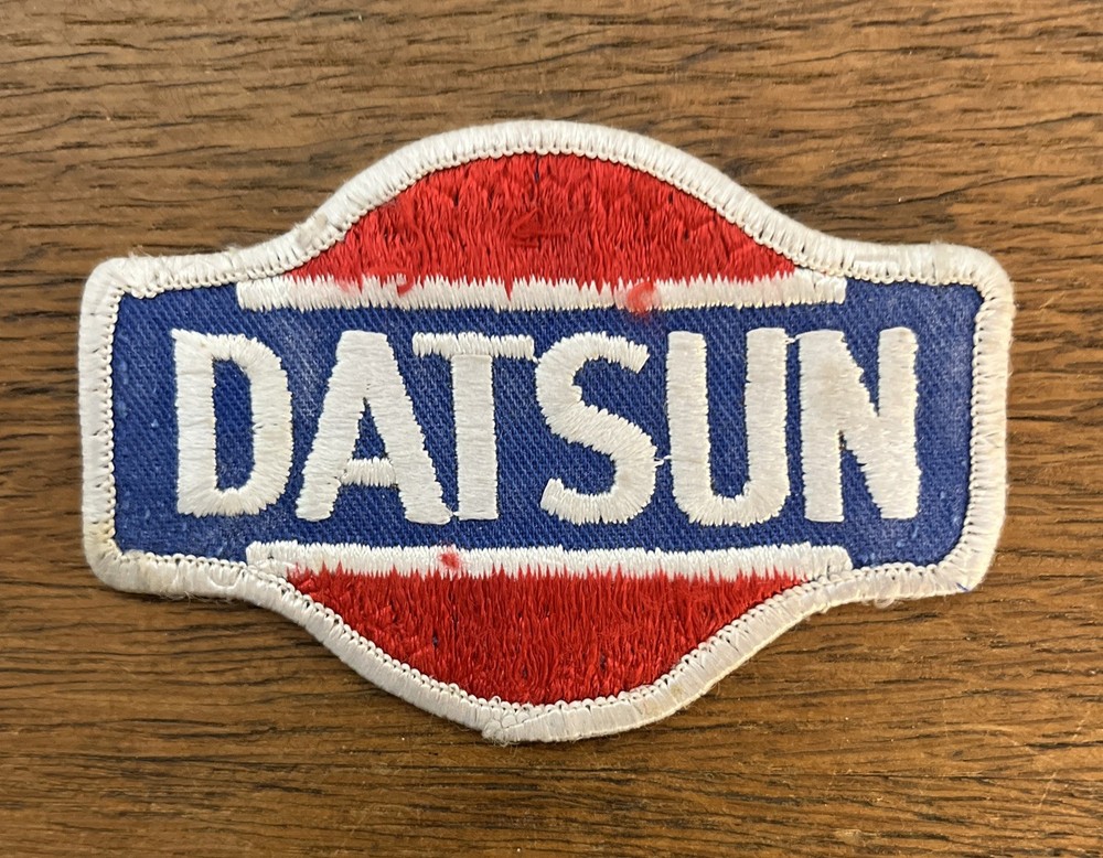 Vintage Datsun Embroidered Sew on Patch