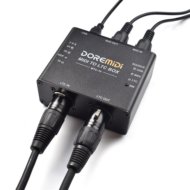 MIDI To LTC Box (MTC-10) Is A MIDI Time Code and SMPTE LTC Time Code Conversion