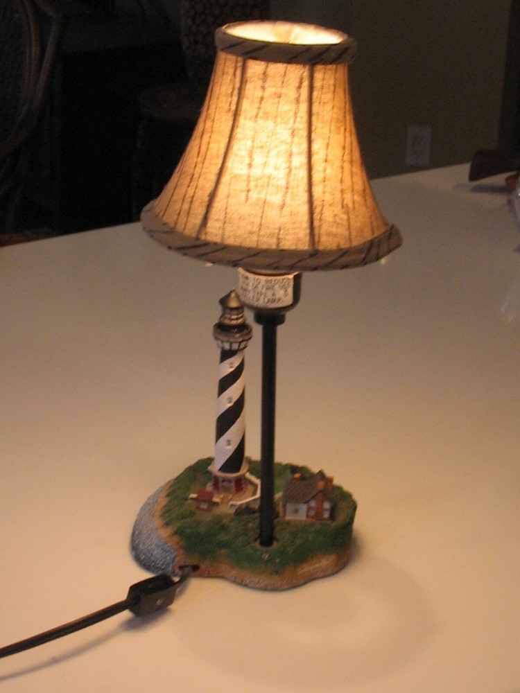 CAPE HATTERAS NIGHT TABLE LAMP 15 INCHES TALL