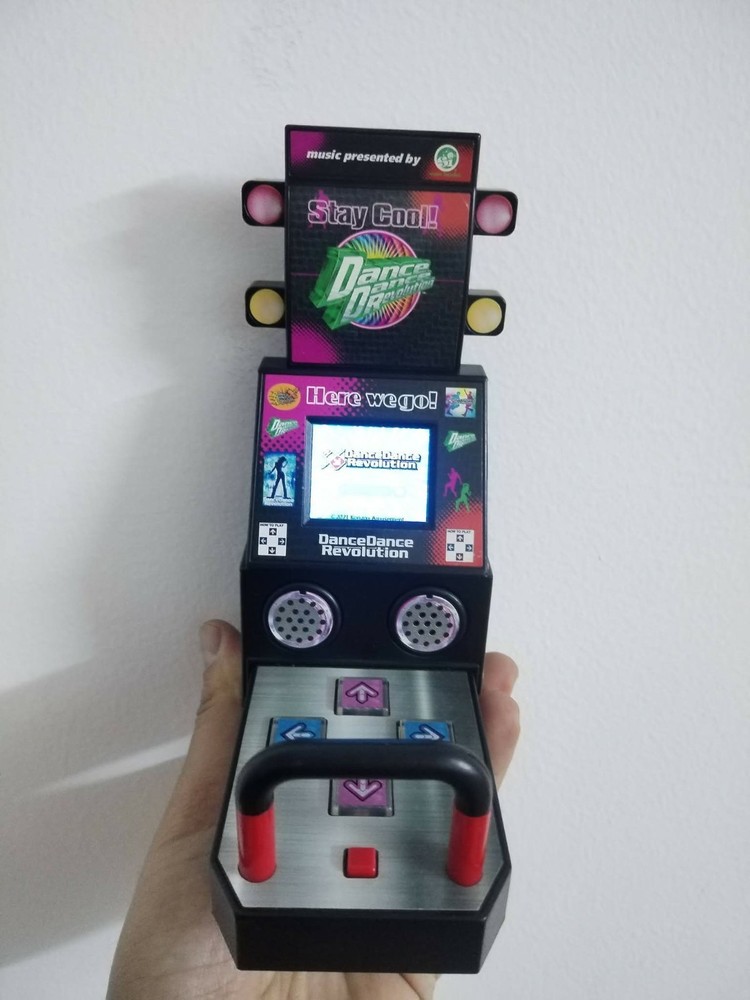 Tiny Arcade Boardwalk Arcade Dance Dance Revolution, Red, Miniature