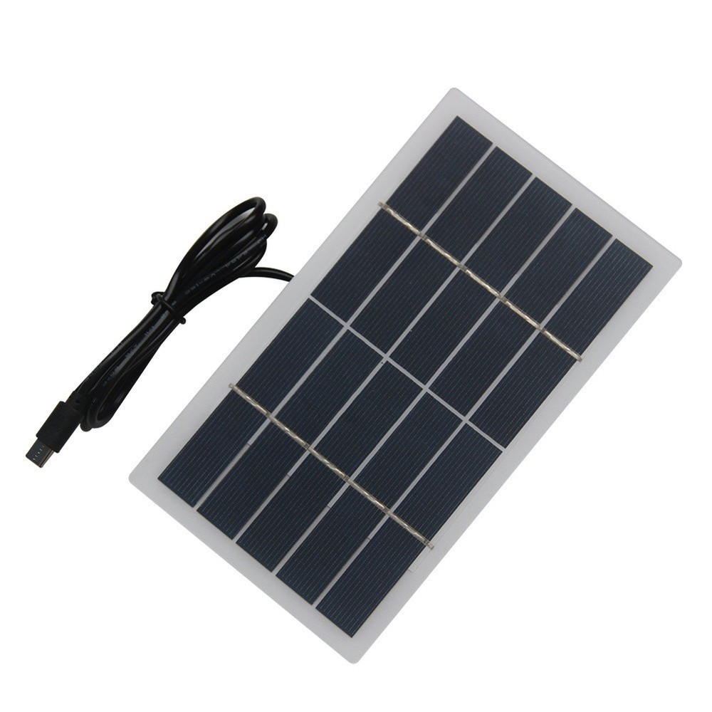 Solar Charging Panel 2W with Type C Output for Phones and Security Devices