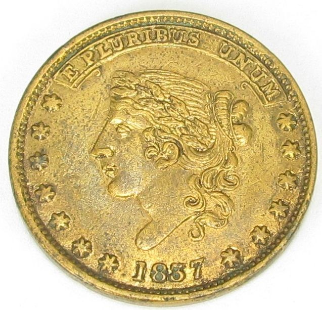 Hard Times Token Not One Cent, HT 49, Very Fine, #314