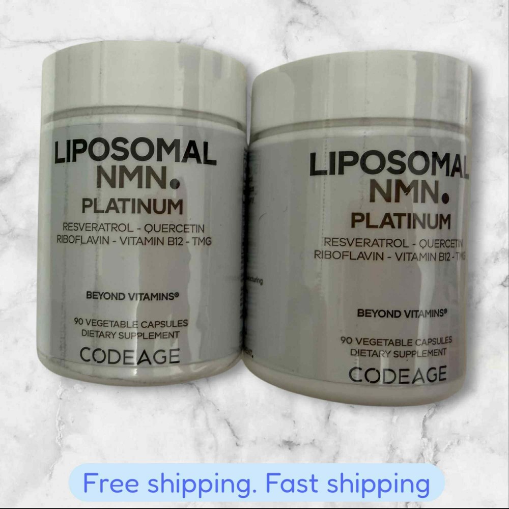 FOR 2 Codeage Liposomal Platinum Beyond Vitamins 90 Caps SEALED EXP08/26+ SHIP