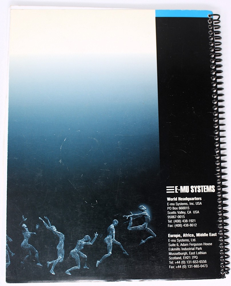 E-mu Systems Audity 2000 Operations Manual 1998 Audity2000