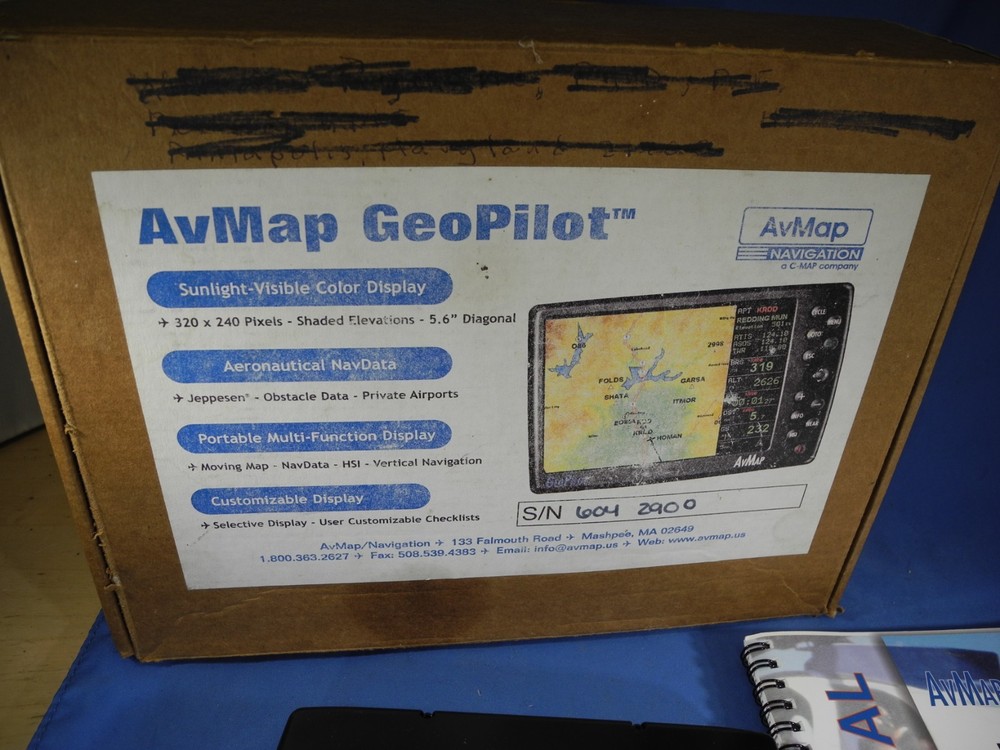 GEOPILOT AvMap with Manual, gets error on boot. (FIX / PARTS)