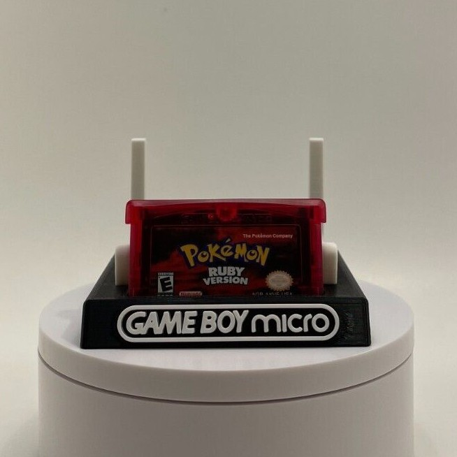 Game Boy Micro with Game Display/Stand/Holder - DISPLAY ONLY (Customize Colors)