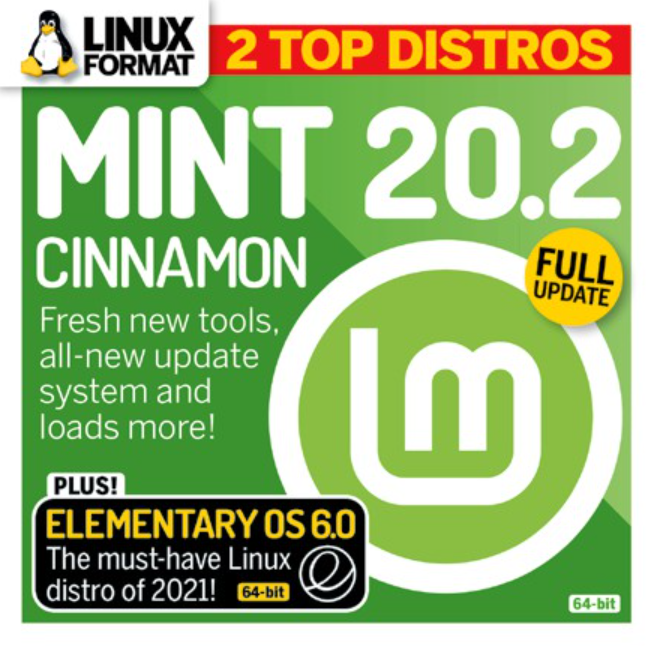 LINUX FORMAT MAGAZINE | OCT 2021 | CUSTOMISE MINT 20! DVD INCLUDED