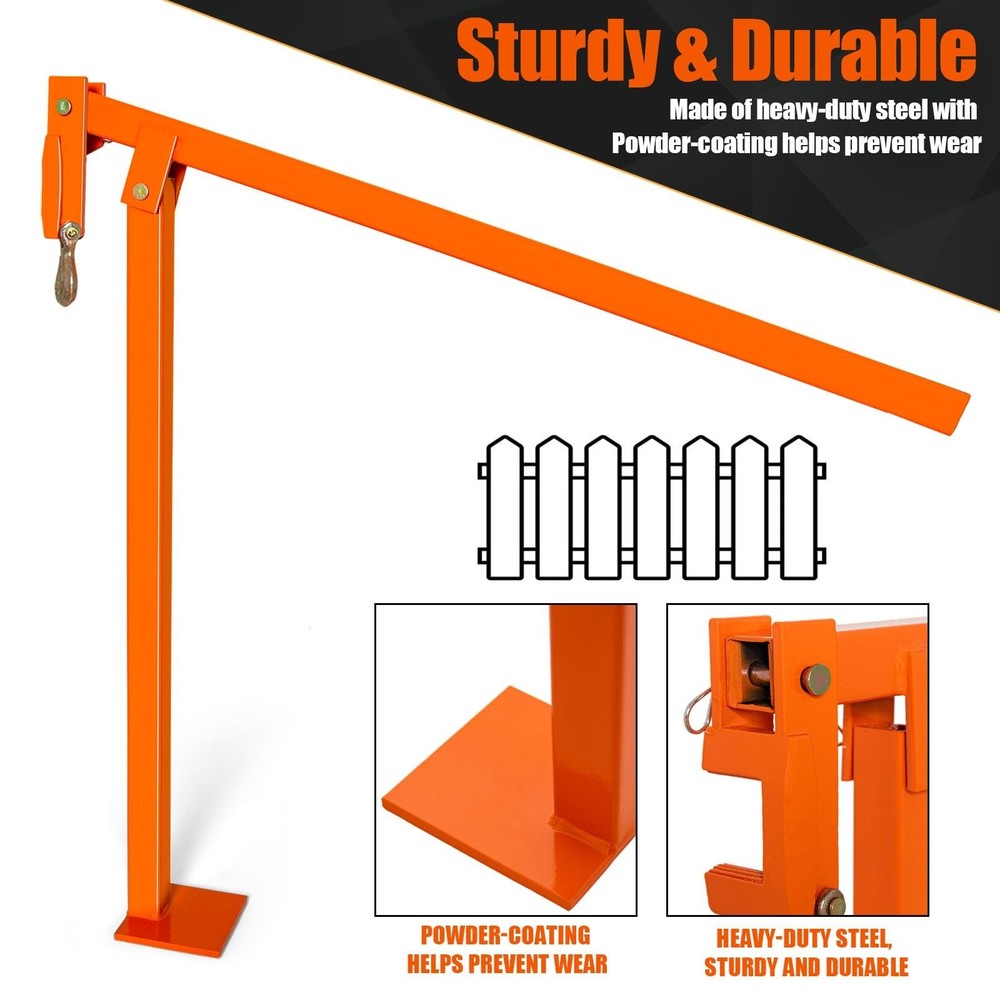 T-Post Puller, Fence Post Puller - Post Puller of Remove T-Posts, Wooden Fenc...