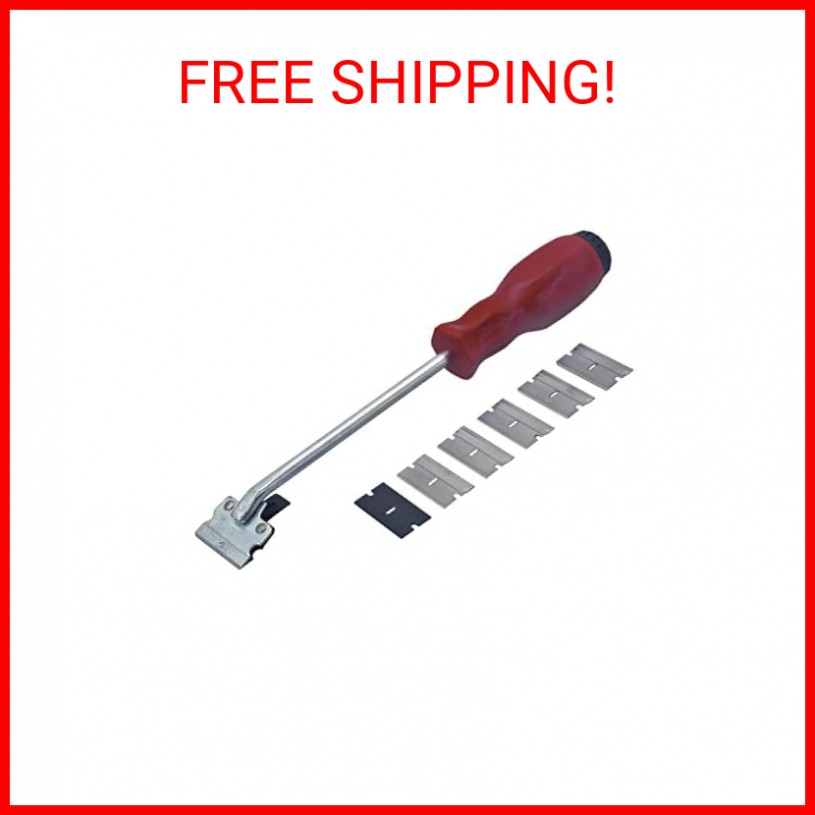 Lisle 52000 Razor Blade Scraper,Red