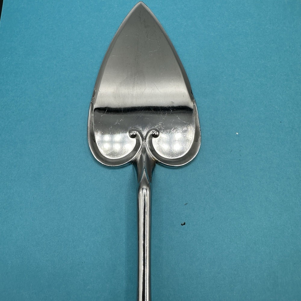 Silver Heart Cake Server 10" Pie Dessert Spatula Wedding Party