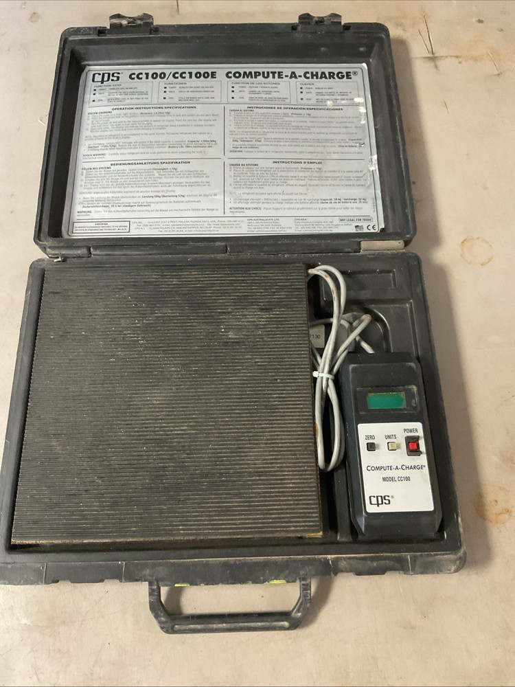 *Fully Functional* CPS CC100 CC100E COMPUTE-A-CHARGE HVAC Tool