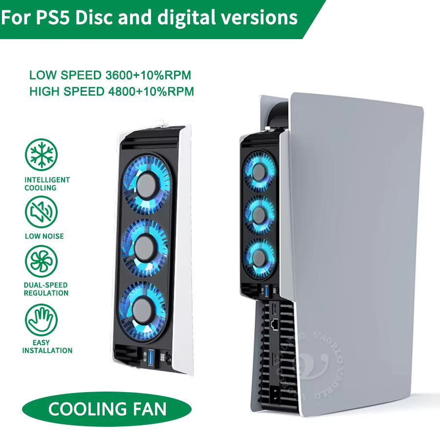 Console Cooling Fan / USB Hub Accessory