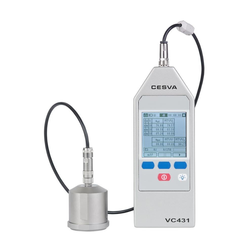 CESVA VC431 Triaxial Vibrometer ISO 804 Vibration Meter