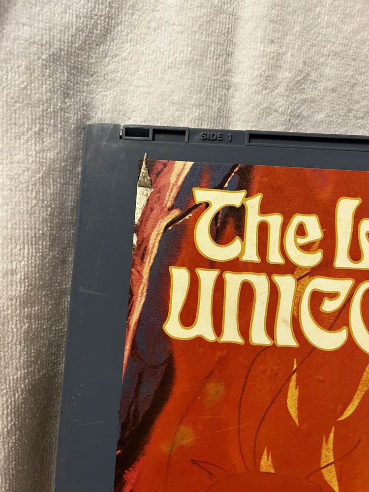 The Last Unicorn CBS FOX Capitance Electronic Disc System 1982 Untested