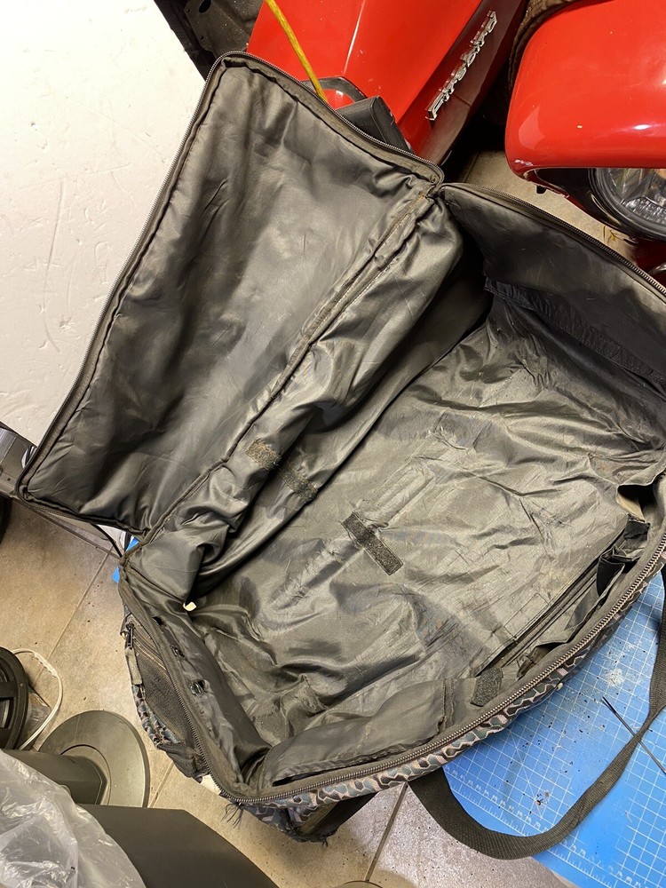 Large Fly Racing Roller Professional Equipment Bag Rolling Missing Handle As Is