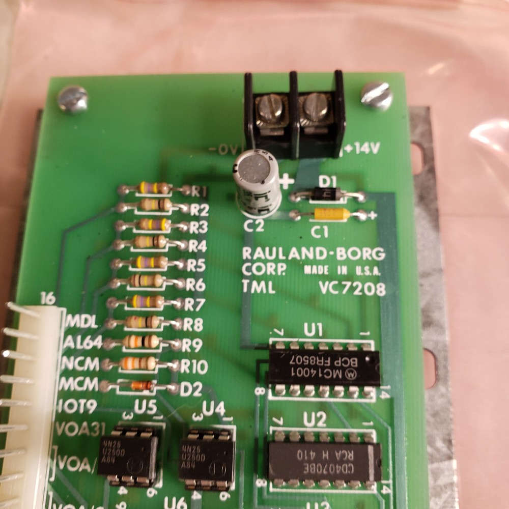 Rauland Borg TML VC 7208 Control Circuit Board PCB
