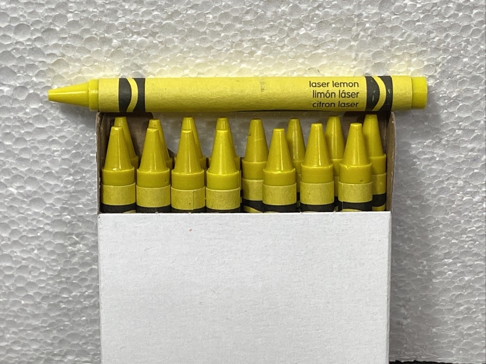 (16) Crayola Crayons (laser lemon) BULK