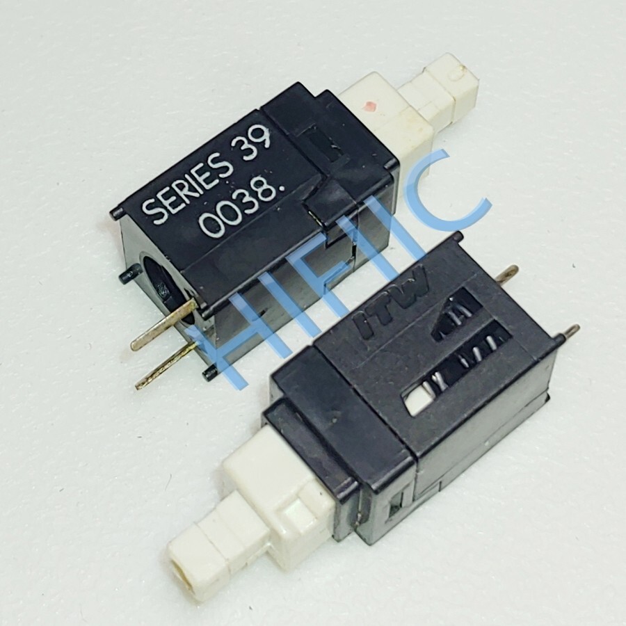 1PCS  ITW SERIES 39 2 pins Push Button Switch self-locking