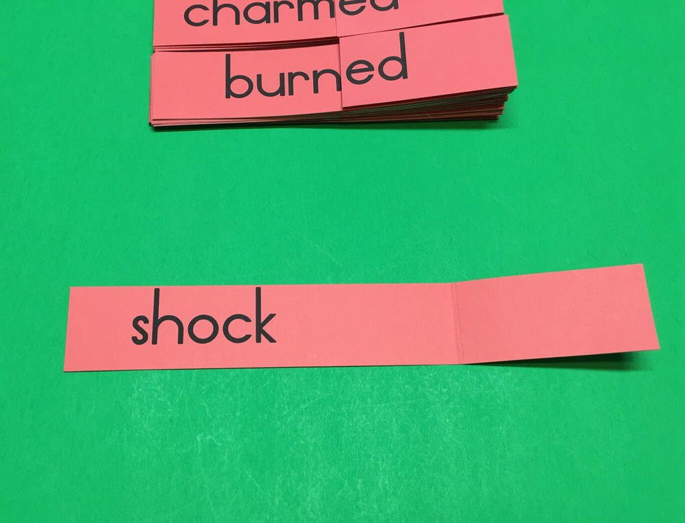 Word Ending “ ed “ Inflectional Ending Cards - Reading Activity Cards Word Study