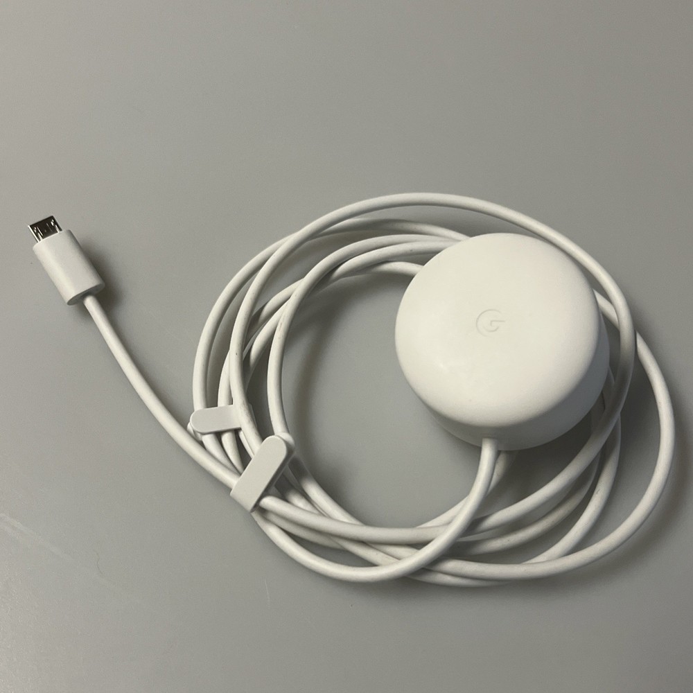 Google Home Mini Mint Smart Speaker + Power Adapter TESTED - GREAT CONDITION!