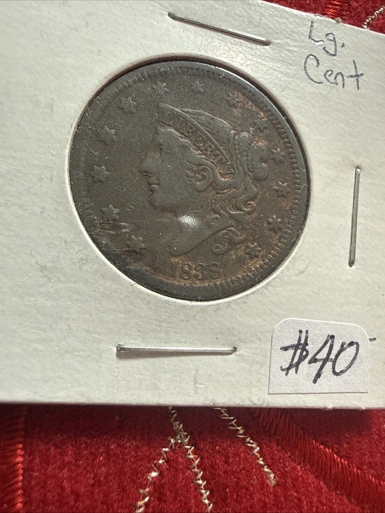 1838 Large Cent