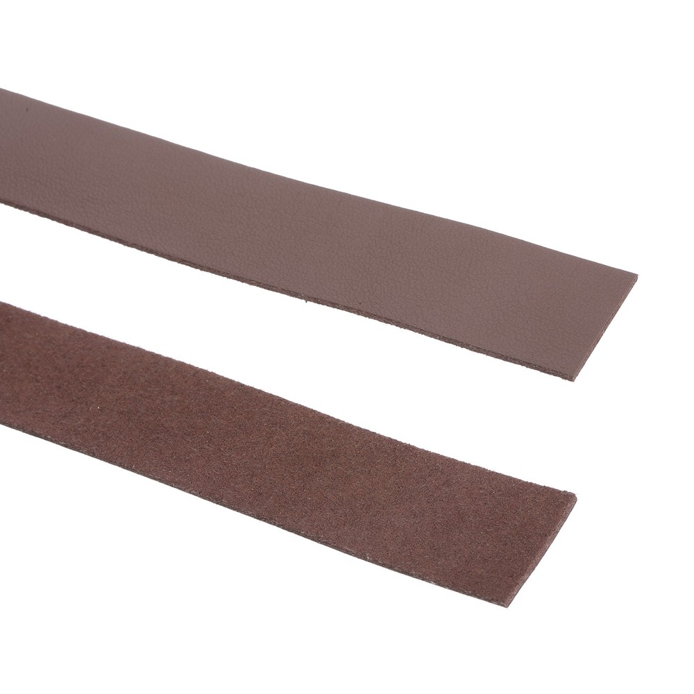 Leather Straps Strip Belt 2cm(0.8" Width) Leather Strips Brown