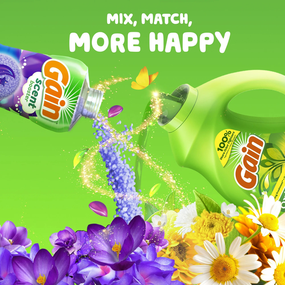 (2 Pack) Gain Original HE Laundry Detergent 107 Loads 154 -fl oz