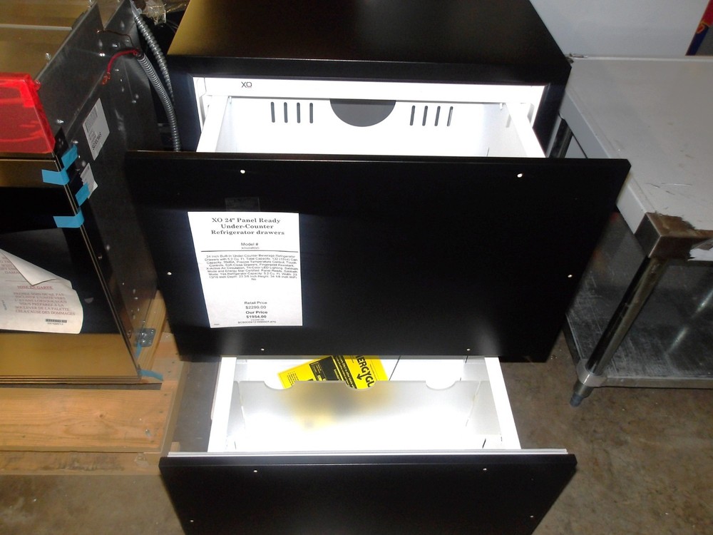 24" Panel Ready Under-Counter Refrigerator Drawers by XO