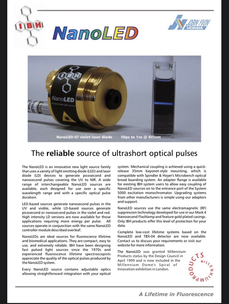 IBH NanoLED Pulsed Diode Controller Tested