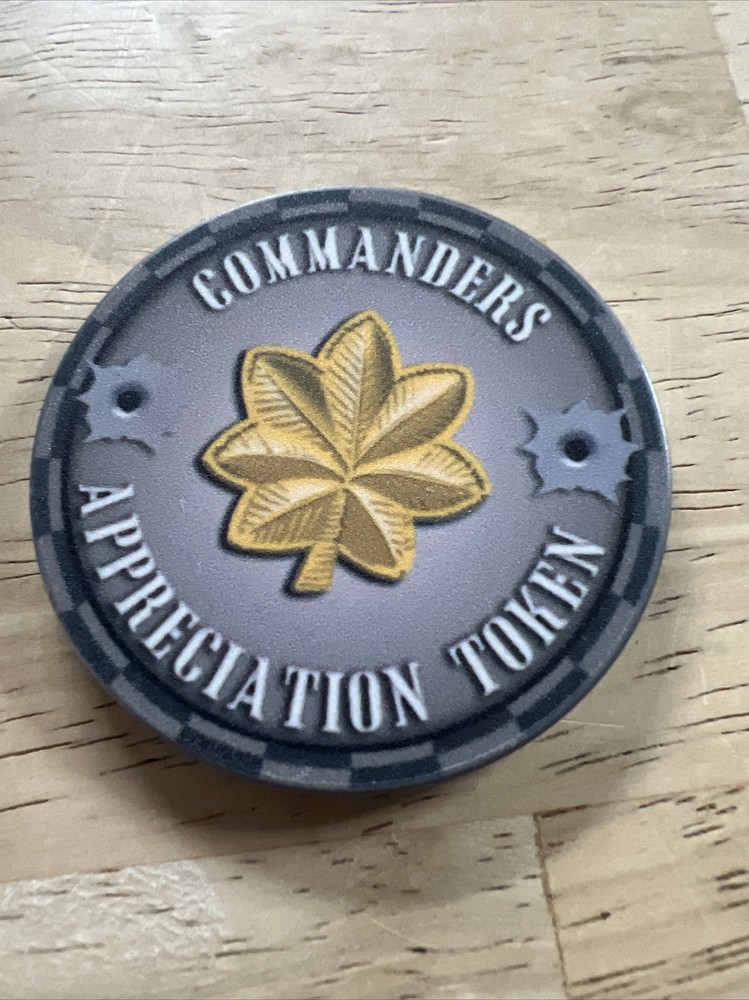 U.S. Military commanders appreciation token. Name “Hartman”
