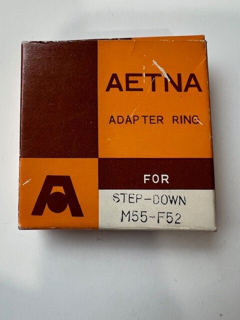 Aetna Step-Down M55-F52 Camera Adapter Ring