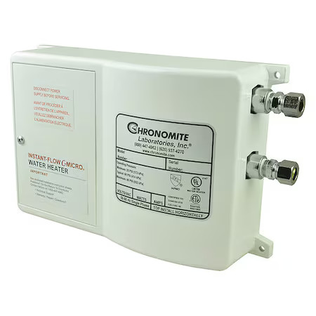 Chronomite Cm-15L/208 110F Electric Tankless Water Heater, Undersink, Single