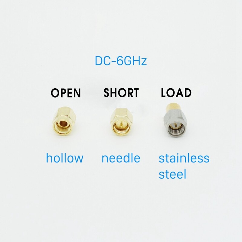 SMA-type 50Ohm NanoVNA Vector Network Analyzer Calibration Kit Load &Short &Open