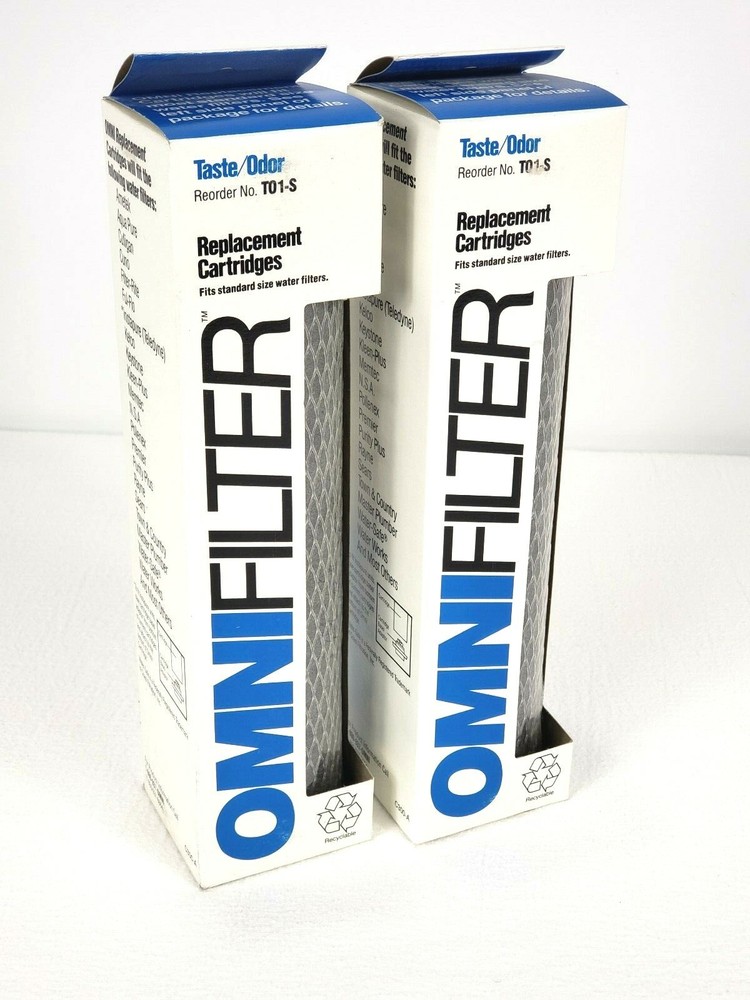 2 Omnifilter T01-DS Omni TO1-DS Whole House Replacement Under Sink Water Filter