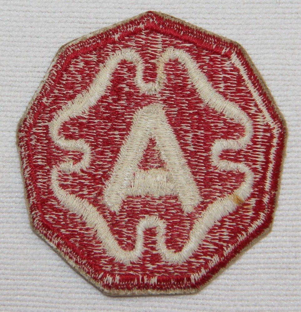 ORIGINAL WWII 9TH ARMY PATCH