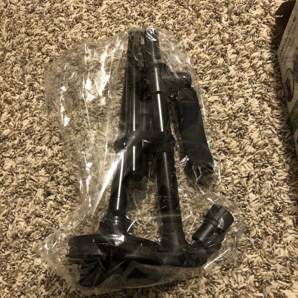 Adjustable Folding Walking Cane Black Compact Ergonomic Handle Support 250lbs