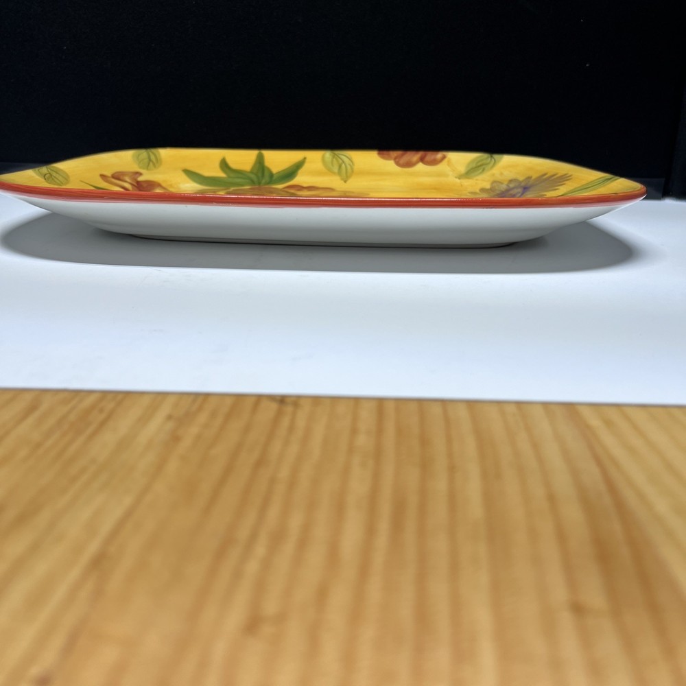 12.25”x 15” Flower Pattern Serving Platter