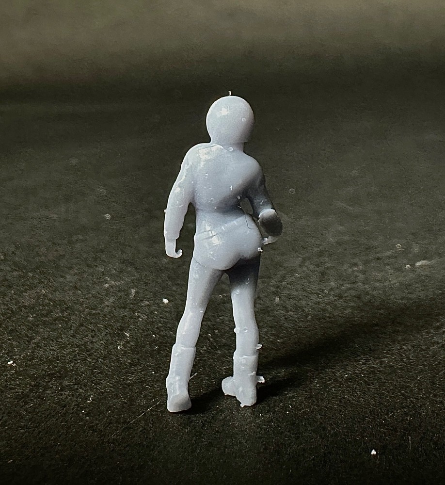 Standing Biker Girl