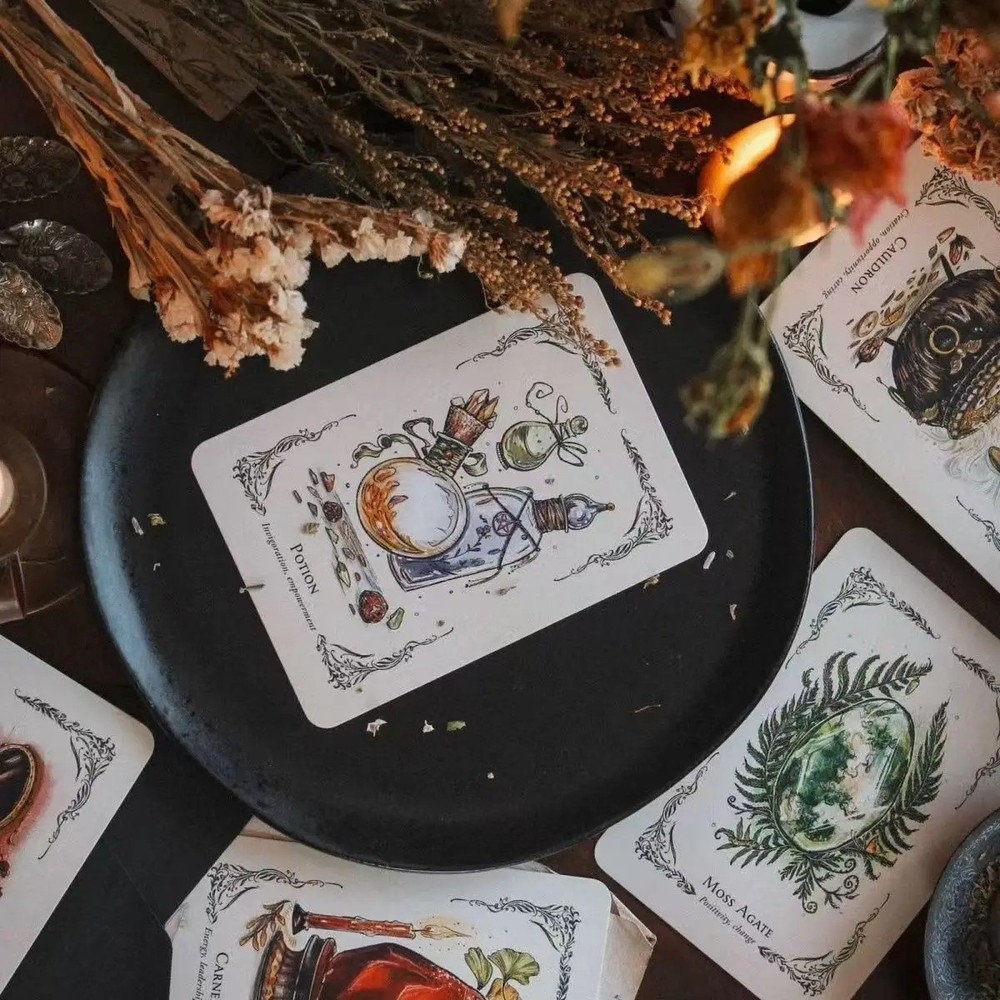 Green Witch Oracle Tarot Deck Natural Magic Insight Witchcraft Divination Game